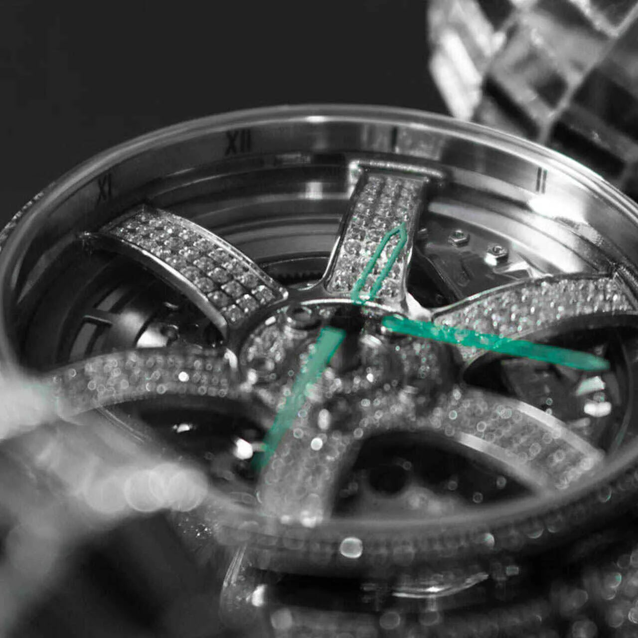3RD ANNIVERSARY RIM WATCH ICED OUT - AUTOMATIC