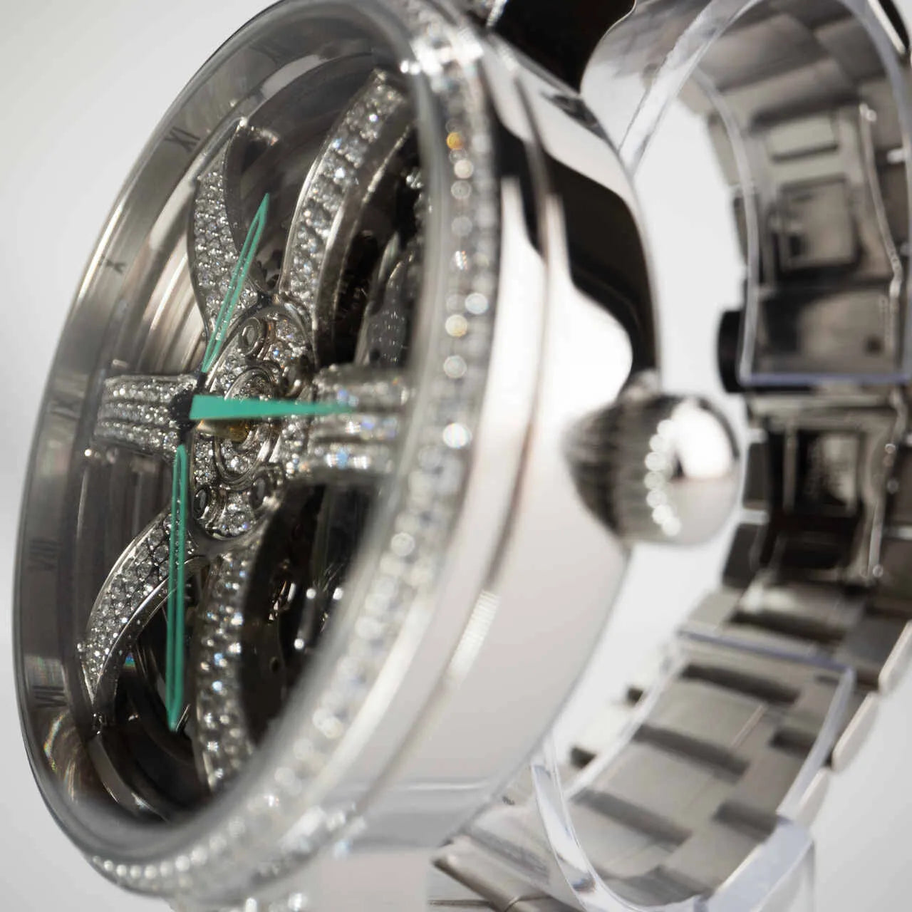 3RD ANNIVERSARY RIM WATCH ICED OUT - AUTOMATIC