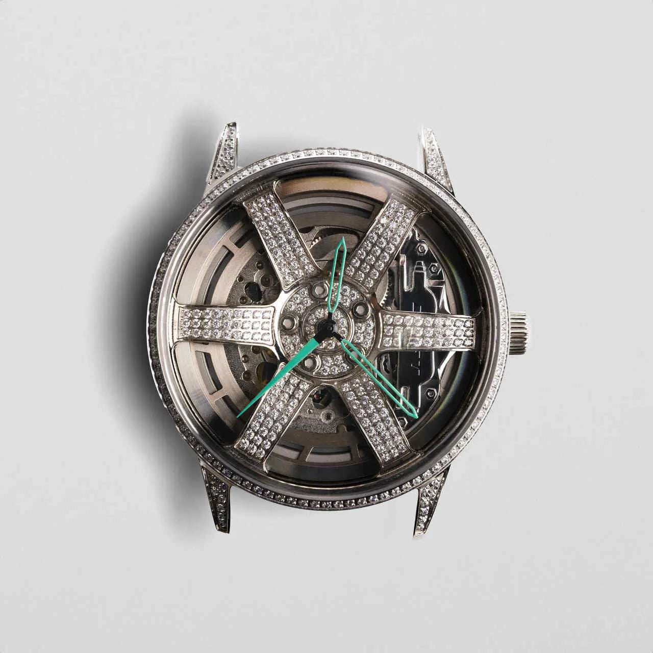 3RD ANNIVERSARY RIM WATCH ICED OUT - AUTOMATIC