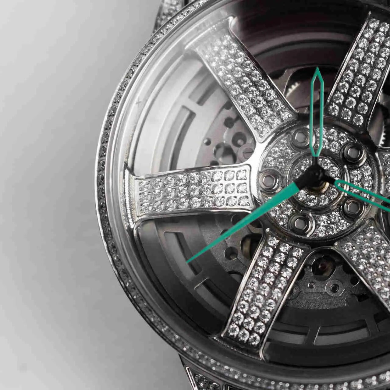 3RD ANNIVERSARY RIM WATCH ICED OUT - AUTOMATIC