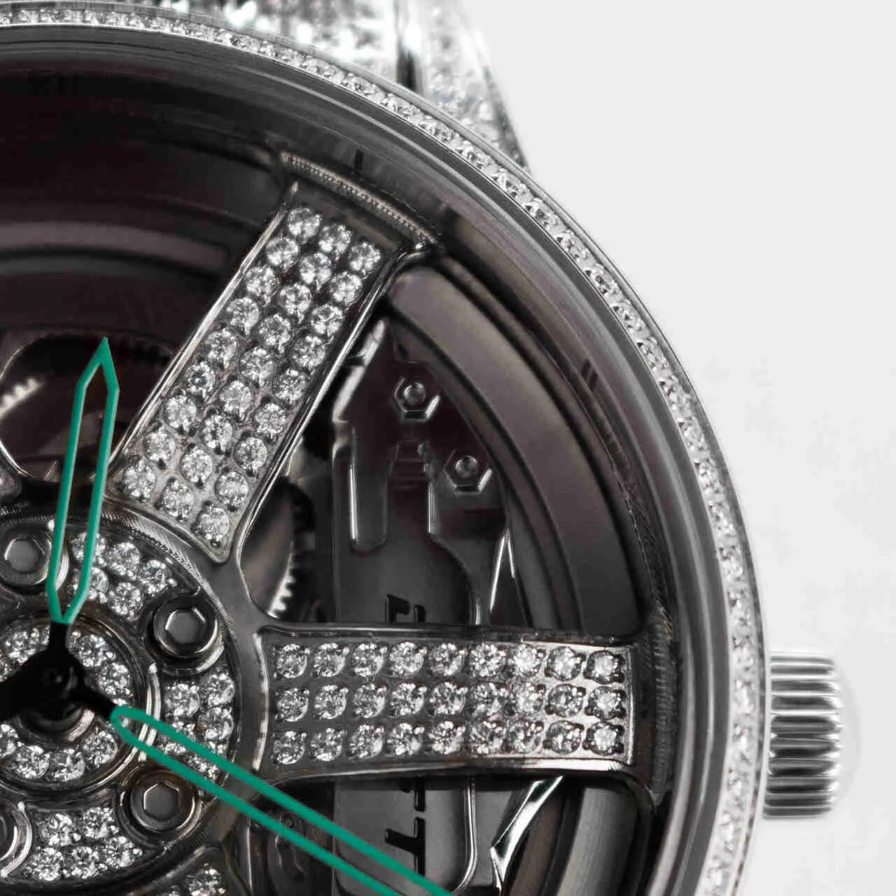 3RD ANNIVERSARY RIM WATCH ICED OUT - AUTOMATIC