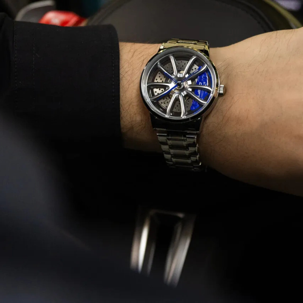 Performance GT Silver Rim Watch - DriftElement