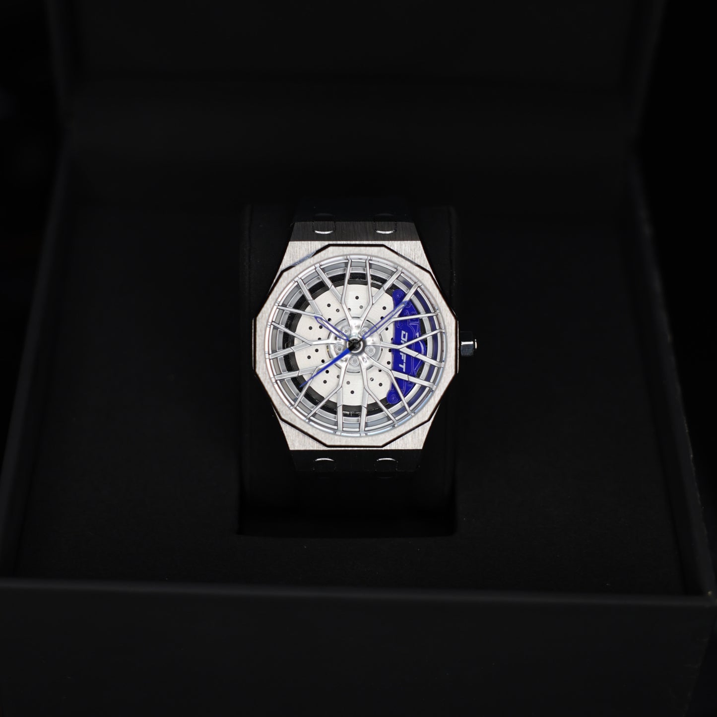 Dodecadon Motorsport Rim Watch Silver