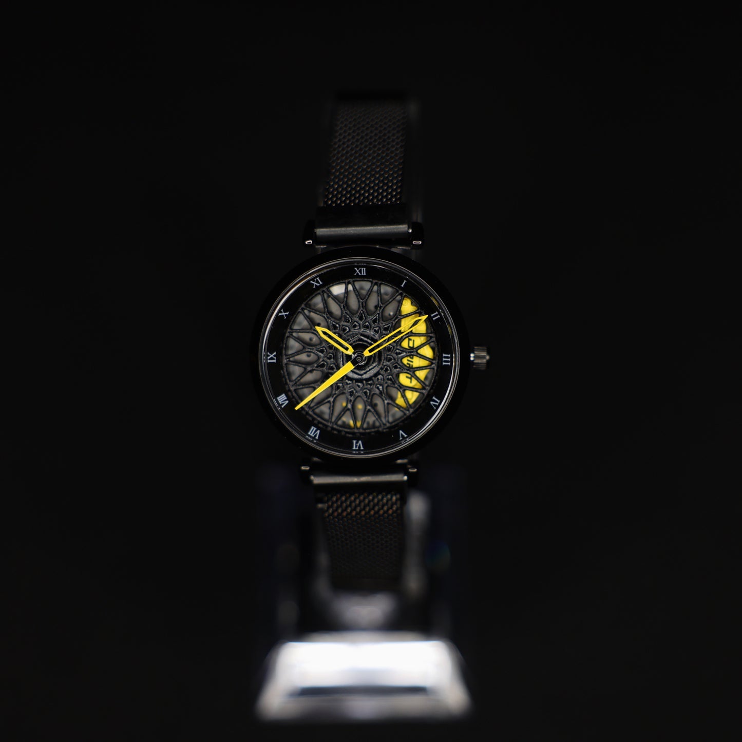 Racing Rim Watch Yellow Women