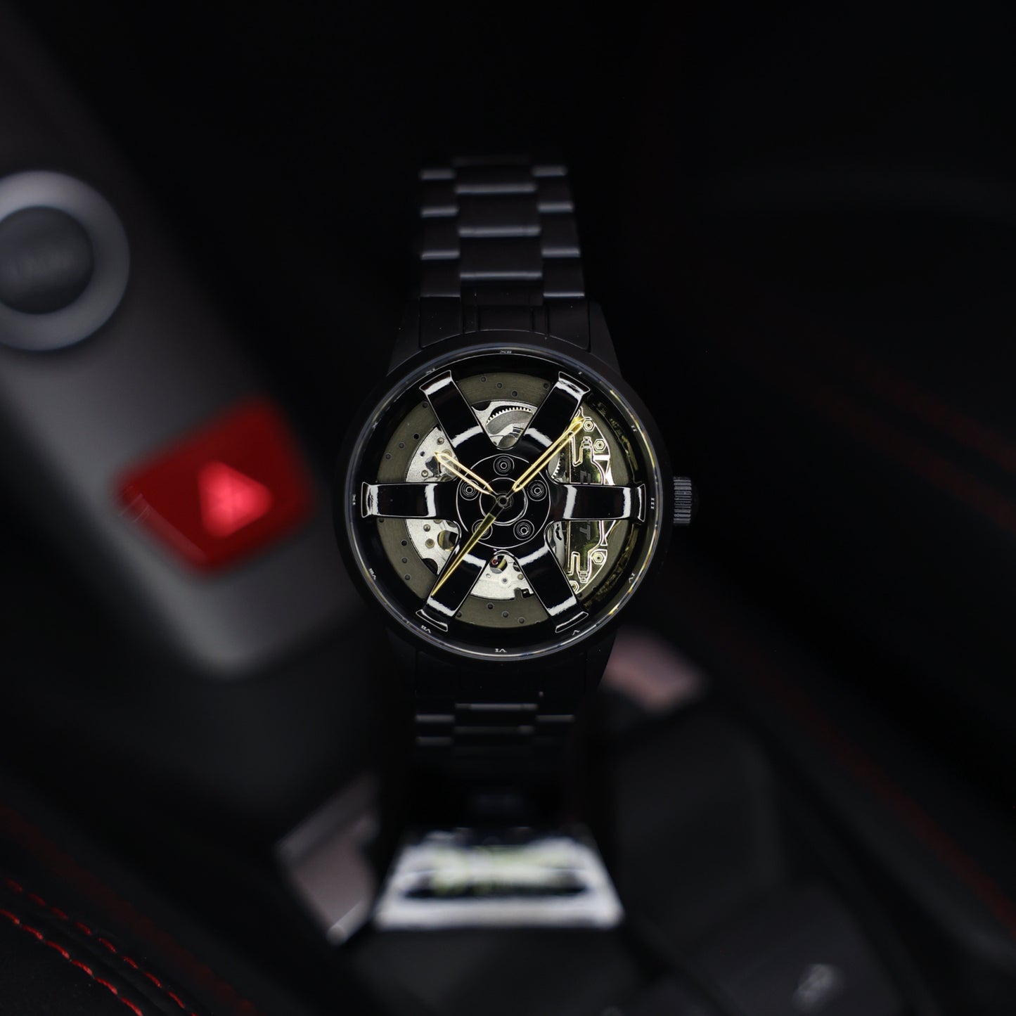 Drift Felgenuhr Gold Automatik