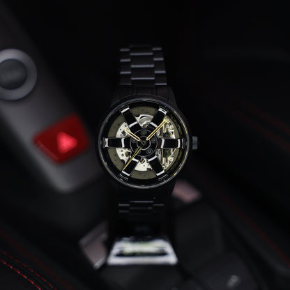Drift Felgenuhr Gold Automatik