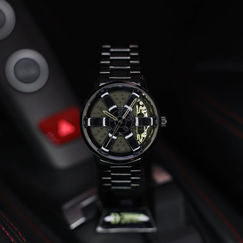 Drift Felgenuhr Gold