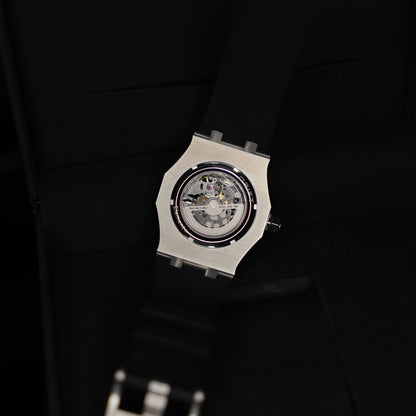 Dodecadon Motorsport Automatic Rim Watch Silver