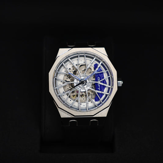 Dodecadon Motorsport Automatic Rim Watch Silver