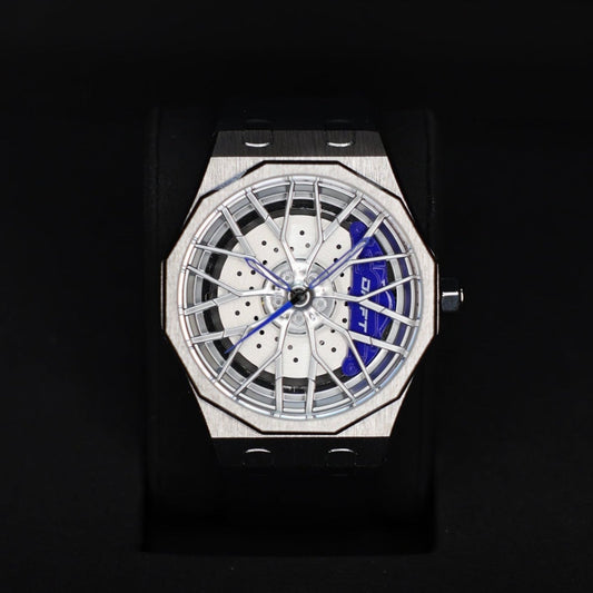 Dodecadon Motorsport Rim Watch Silver
