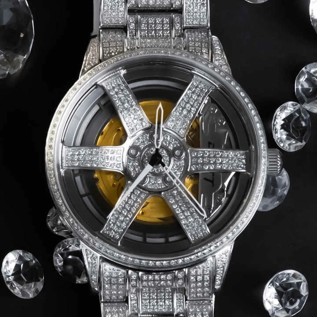 Iced out 2025 vvs watch