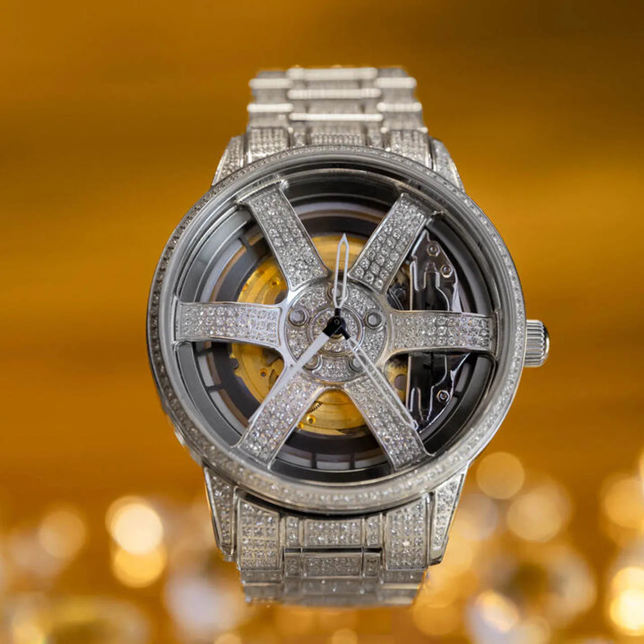 3RD ANNIVERSARY RIM WATCH ICED OUT VVS-EDITION