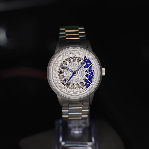 Racing Felgenuhr Blau Swiss