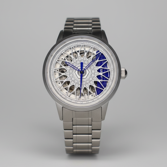 Racing Rim Watch Blue Swiss