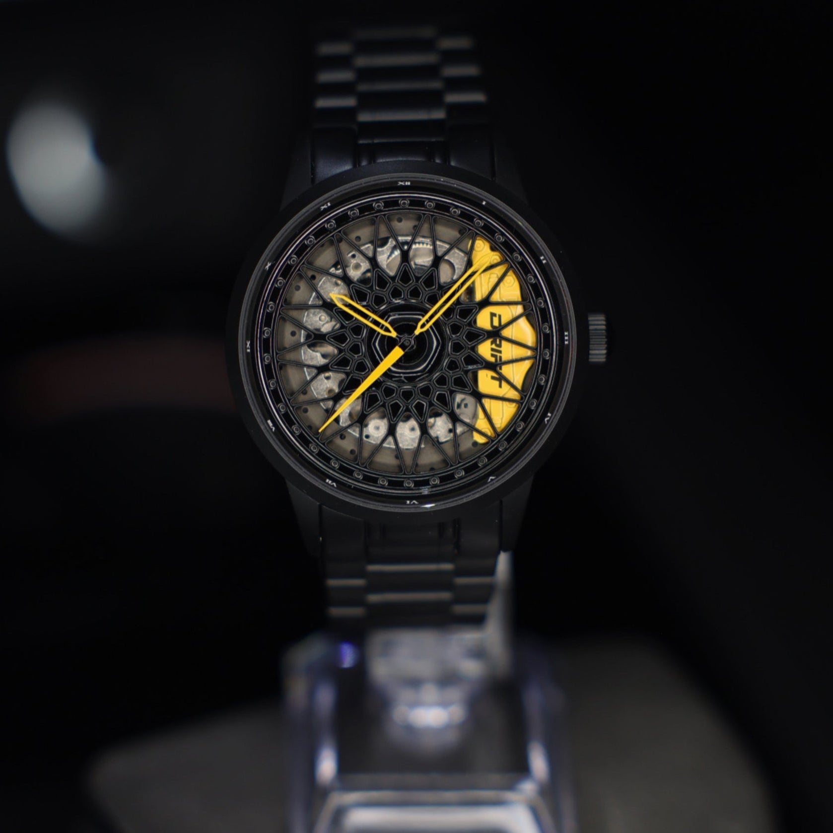Racing Rim Watch Yellow Swiss