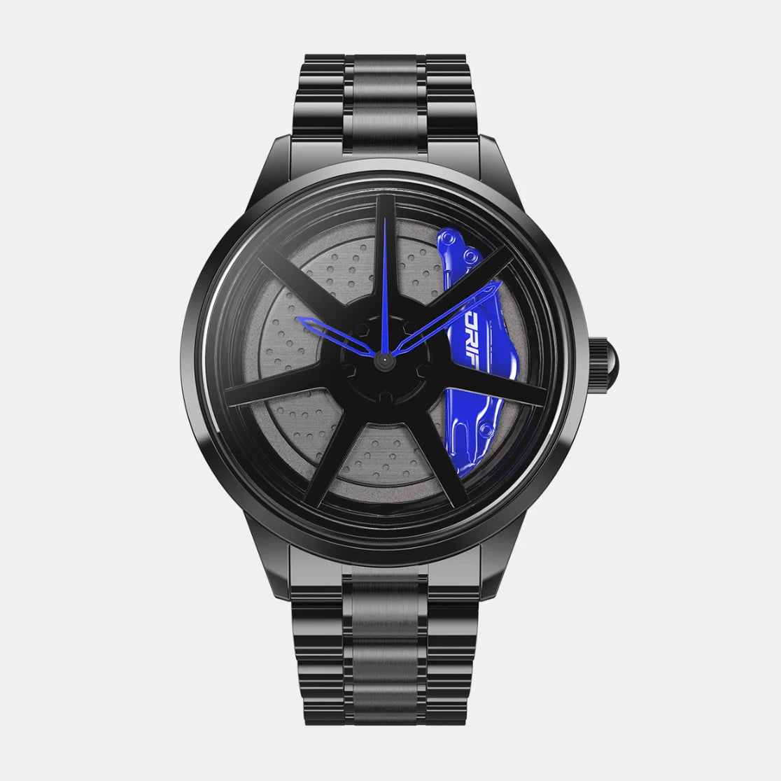 Rev up your style with our blue Drift Rim Watch! Crafted by a German startup, these precision watches showcase pioneering design, tailored to captivate motorsport, tuning, and auto enthusiasts. #id_46744374640970