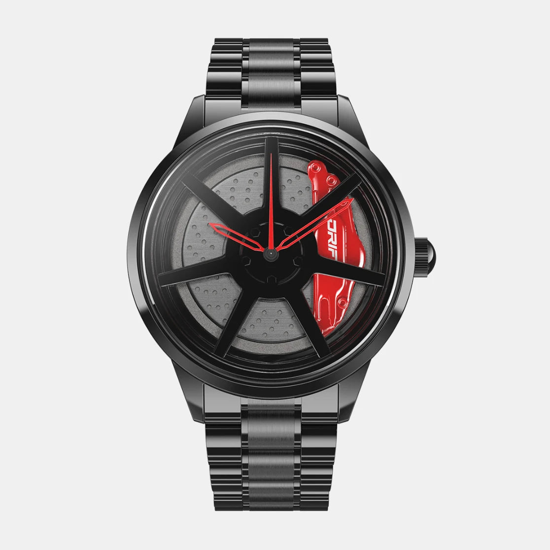 Illuminate your style with our red Drift Rim Watch! Crafted by a German startup, these precision watches feature innovative design, perfect for captivating motorsport, tuning, and auto enthusiasts.  #id_46744374608202