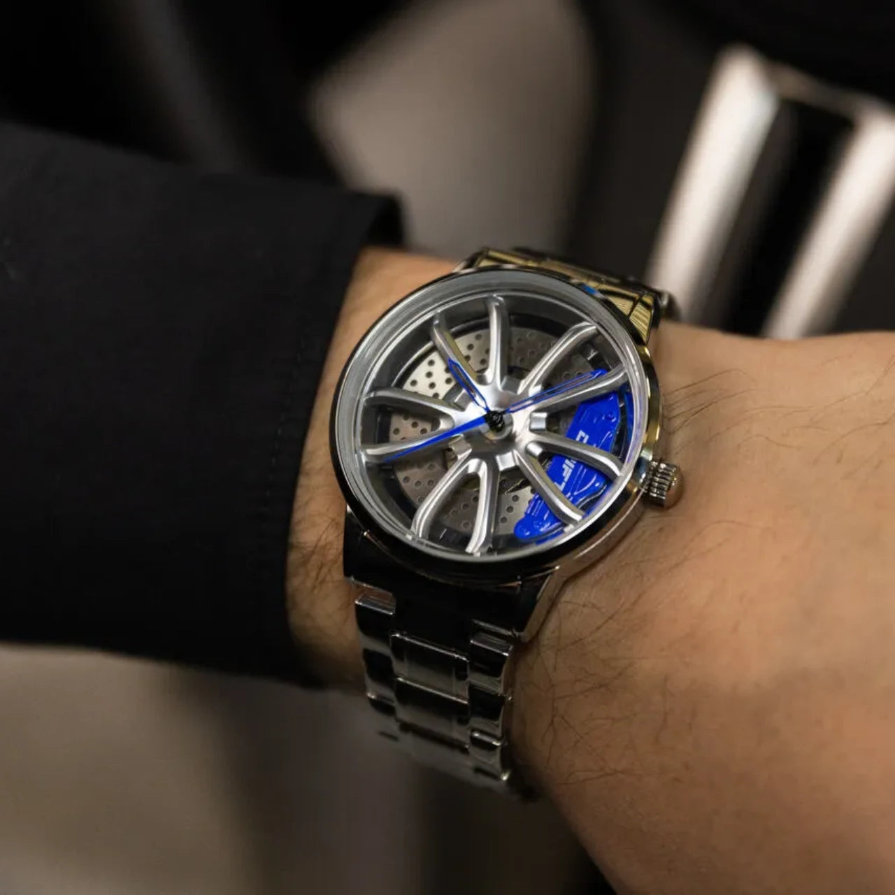 Performance GT Silver Rim Watch - DriftElement