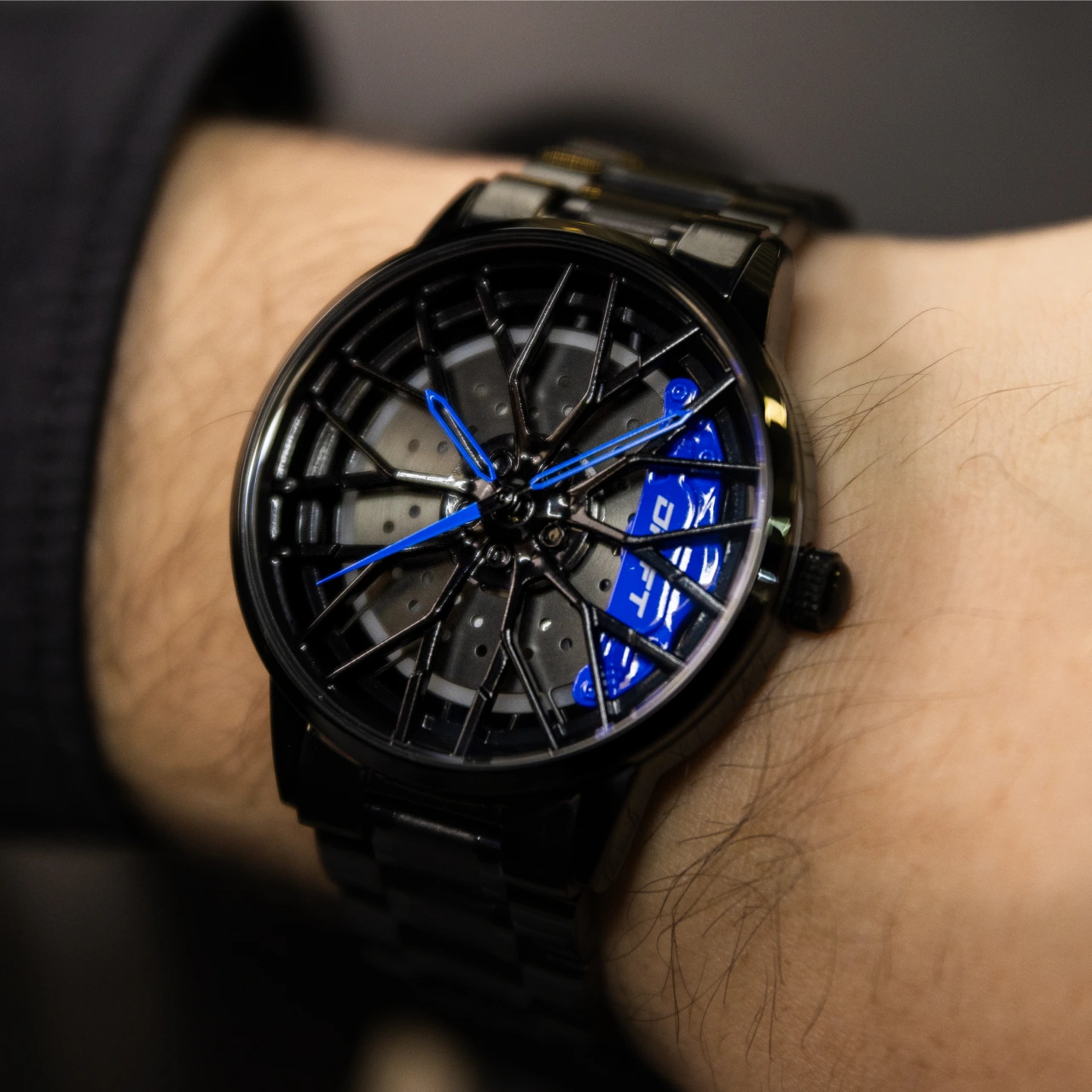  Rev up your style with our blue Motorsport Rim Watch! Crafted by a German startup, these precision watches are designed for motorsport, tuning, and auto enthusiasts. Ignite your passion now! #id_46744363008330