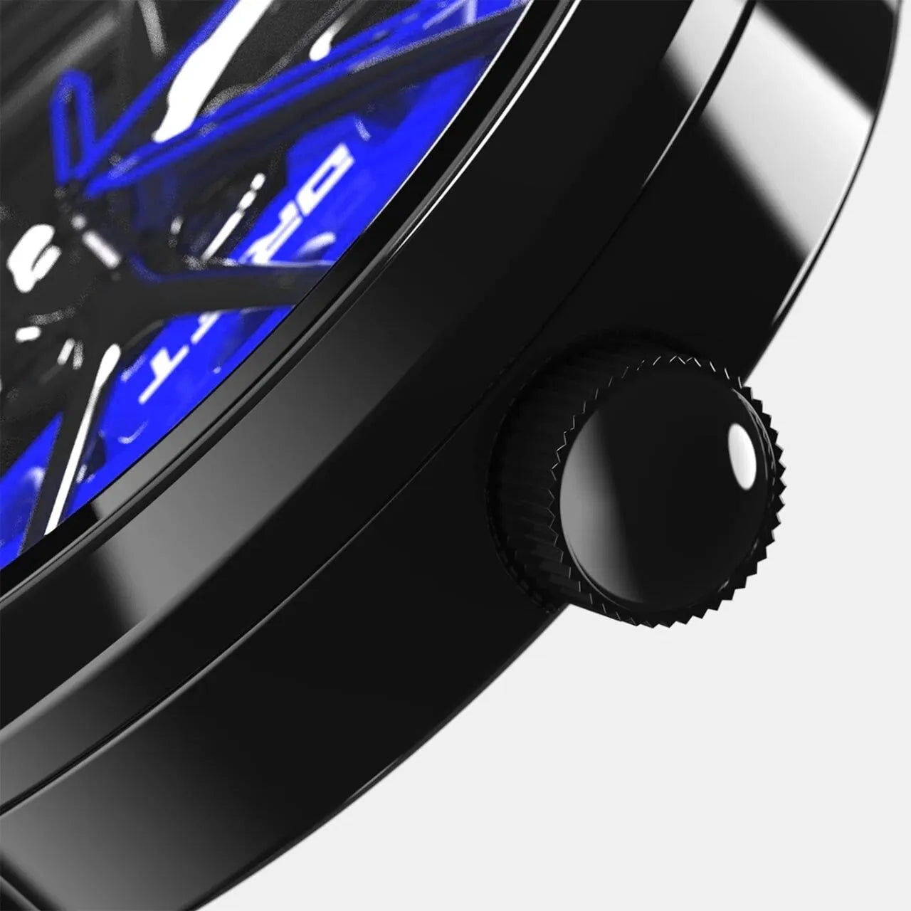 Illuminate your fashion with our bold blue Nitro Rim Watch! Precision-crafted by a German startup, these watches are aimed at motorsport, tuning, and auto aficionados. Get ready to ignite your passion! #id_46744364286282