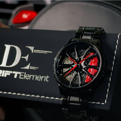 Illuminate your automotive passion with our striking red Performance GT Rim Watch! Meticulously crafted by a German startup, these precision watches are designed to captivate motorsport, tuning, and auto aficionados. Get ready to ignite your passion in style! #id_46744365400394
