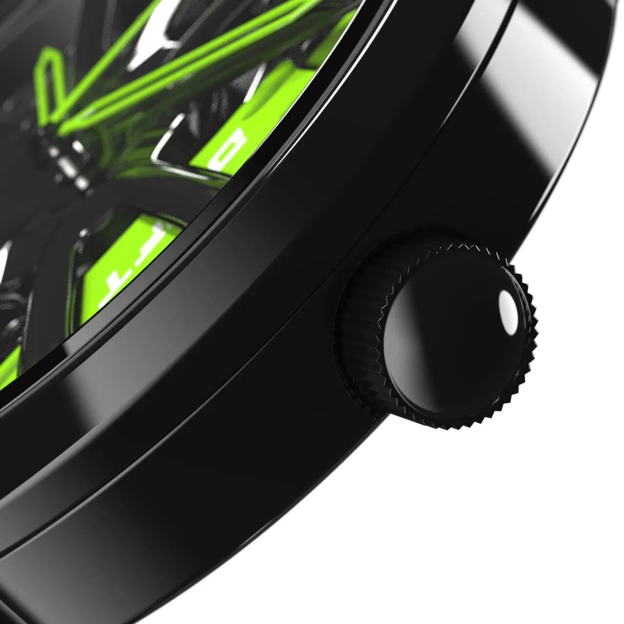 Illuminate your look with our dynamic green Performance GT Rim Watch! Engineered by a German startup, these precision watches are tailored to captivate motorsport, tuning, and auto enthusiasts. Get set to fuel your passion! #id_46744365465930