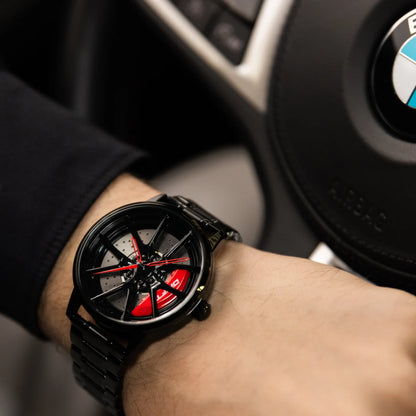 Elevate your fashion with our captivating red Nitro Rim Watch! Precision-engineered by a German startup, these watches are aimed at motorsport, tuning, and auto enthusiasts. Prepare to ignite your passion! #id_46744364253514
