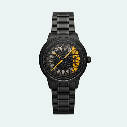 Racing Rim Watch Yellow Swiss