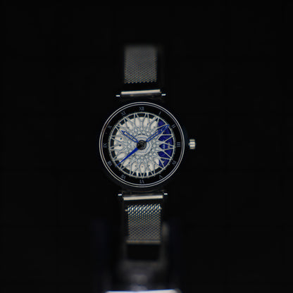 Racing Felgenuhr Blau Damen