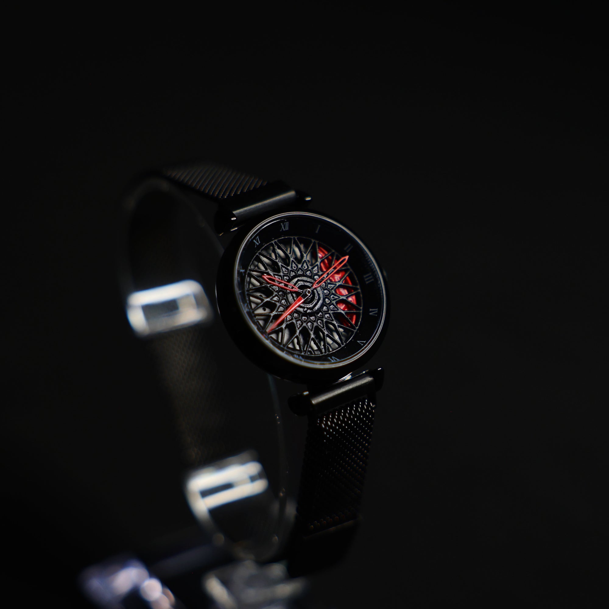 Racing Rim Watch Red Women