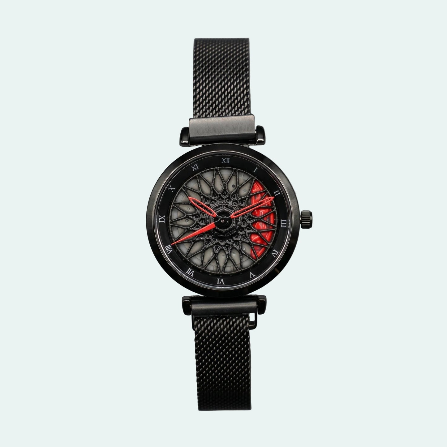 Racing Rim Watch Red Women