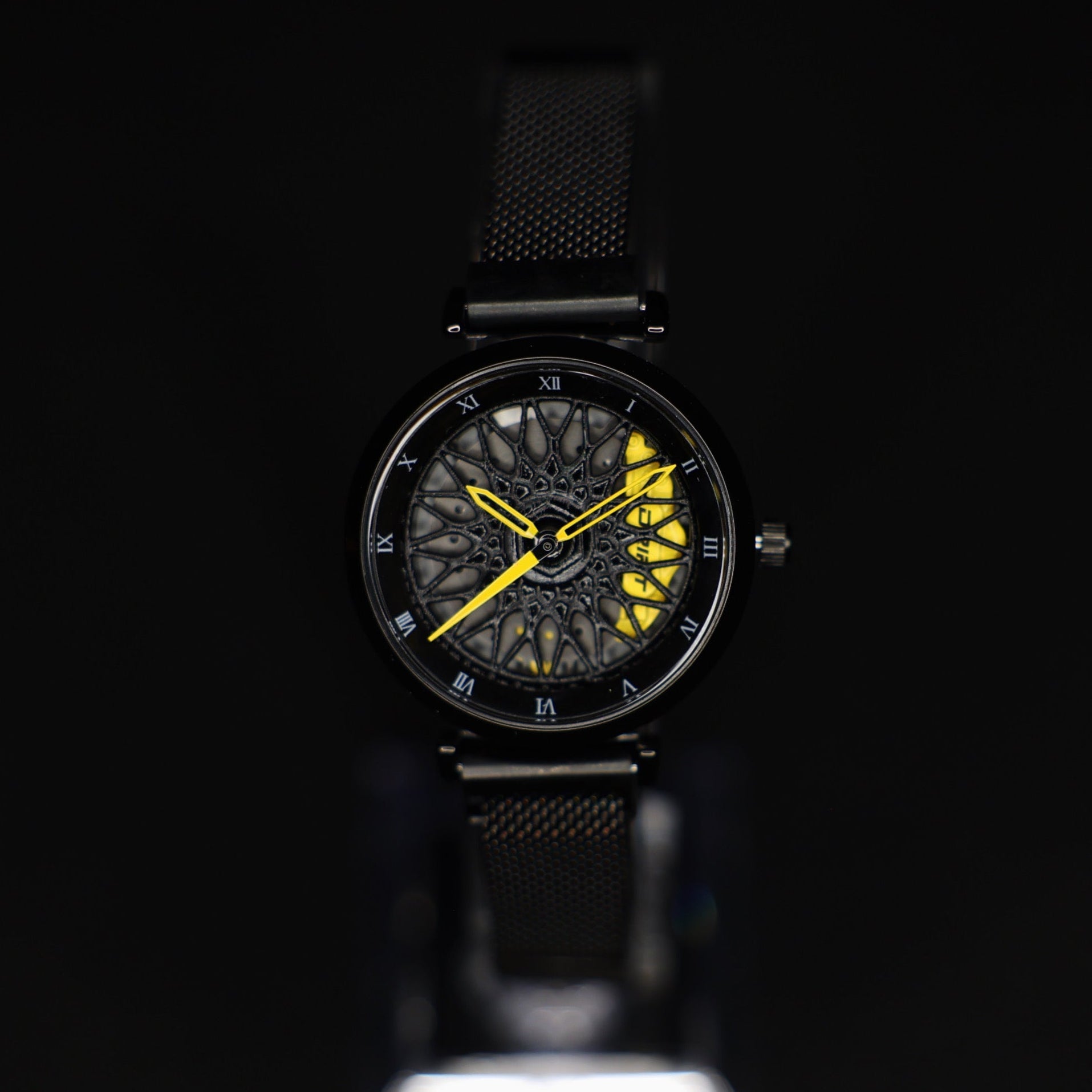 Racing Rim Watch Yellow Women