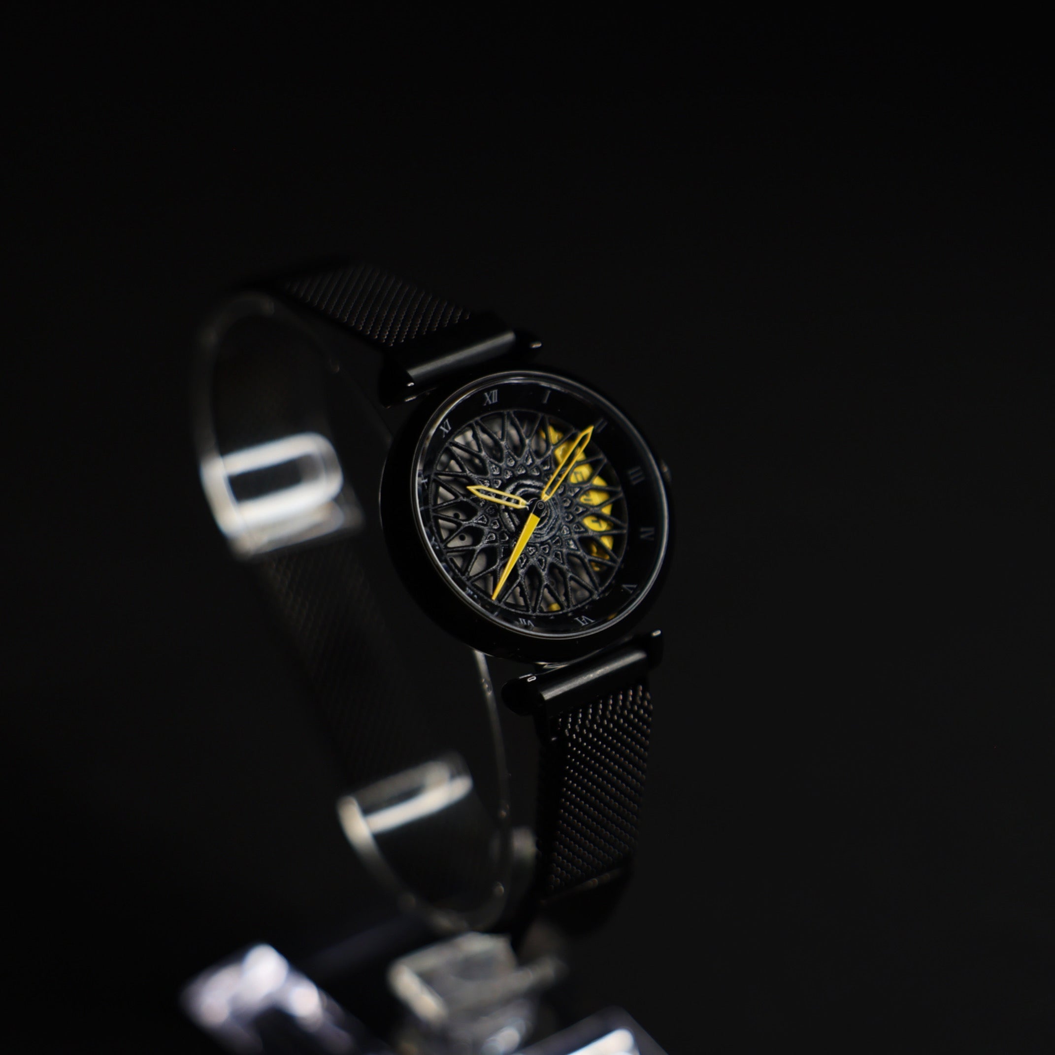 Racing Felgenuhr Gelb Damen