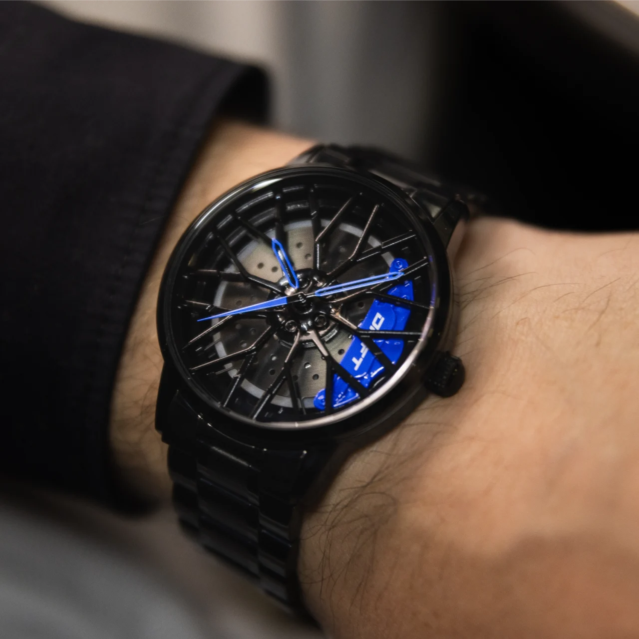  Rev up your style with our blue Motorsport Rim Watch! Crafted by a German startup, these precision watches are designed for motorsport, tuning, and auto enthusiasts. Ignite your passion now! #id_46744363008330