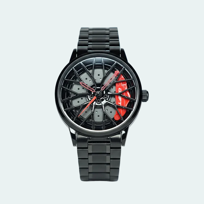 DriftElement Select motorsport rim-inspired watch