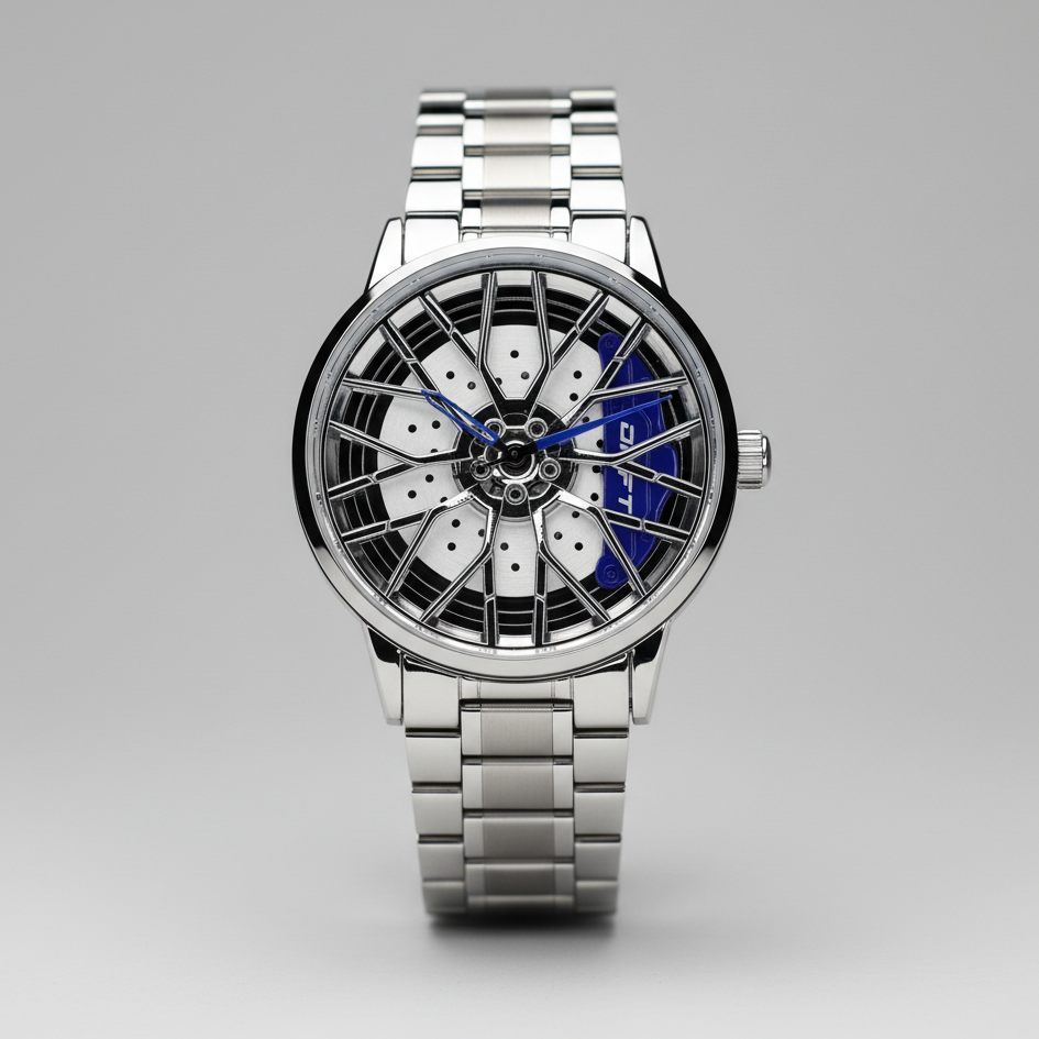 Reloj de llanta Motorsport Silver