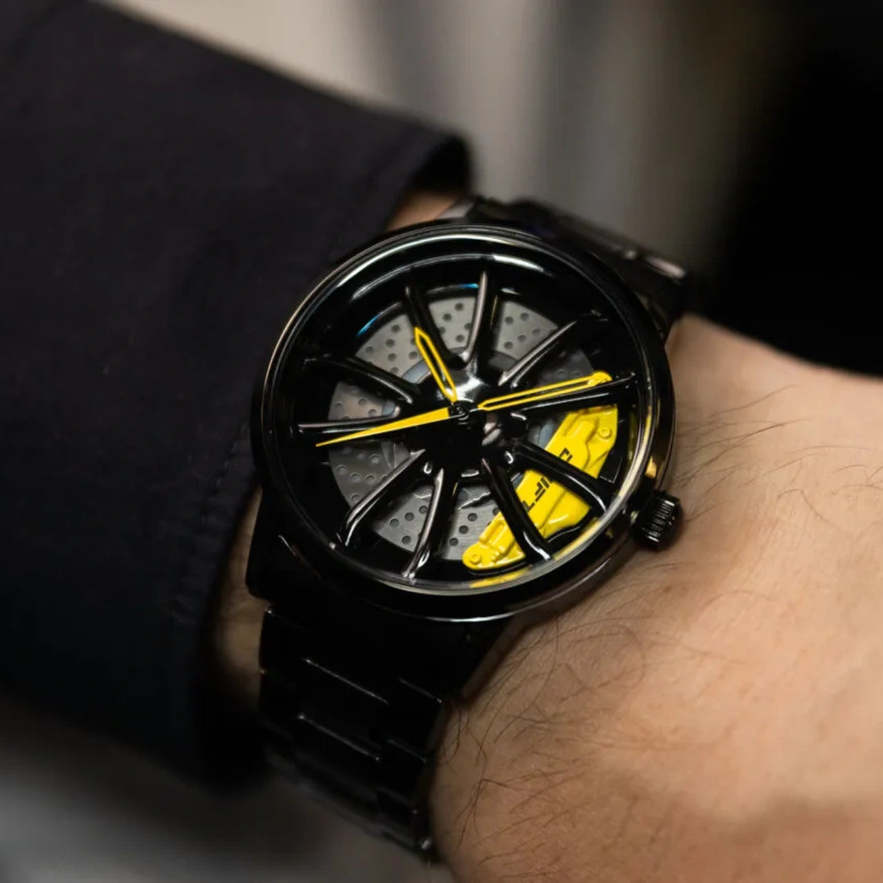 Rev up your auto fashion with our bold yellow Performance GT Rim Watch! Engineered by a German startup, these precision watches are the perfect choice for motorsport, tuning, and auto fans. Get ready to ignite your style! #id_46744365433162