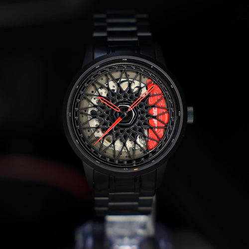 Racing Rim Watch Red Automatic