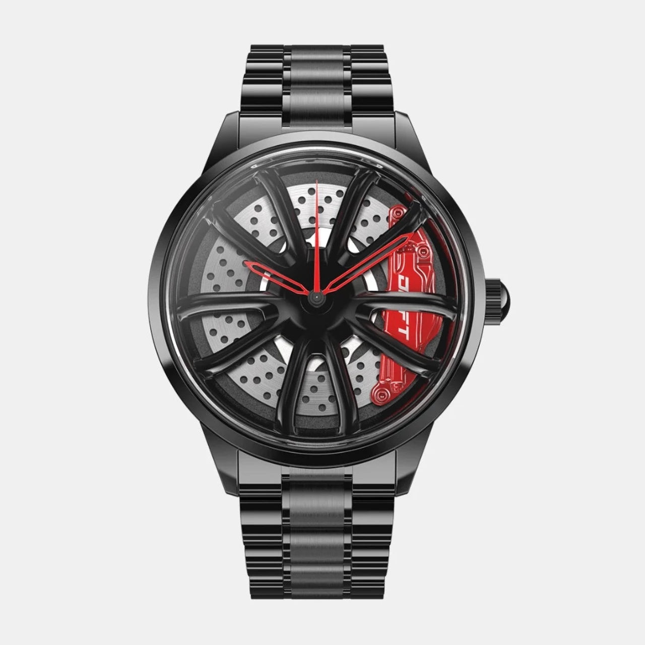 Illuminate your style with our red Performance GT Rim Watch! Crafted by a German startup, these precision watches are tailored for motorsport, tuning, and auto enthusiasts. Ignite your passion! #id_46744365400394