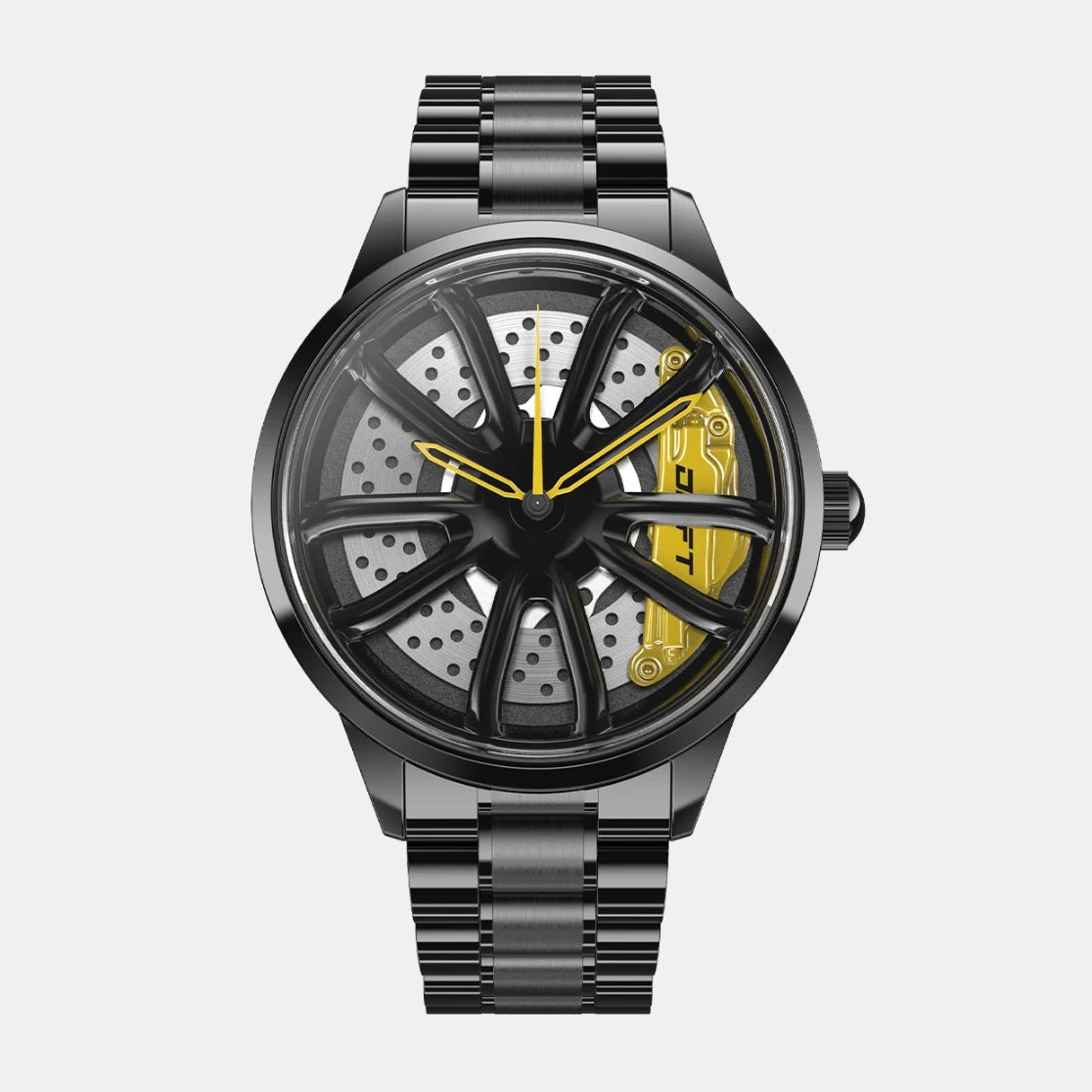 Illuminate your style with our yellow Performance GT Rim Watch! Crafted by a German startup, these precision watches are tailored for motorsport, tuning, and auto enthusiasts. Ignite your passion! #id_46744365433162