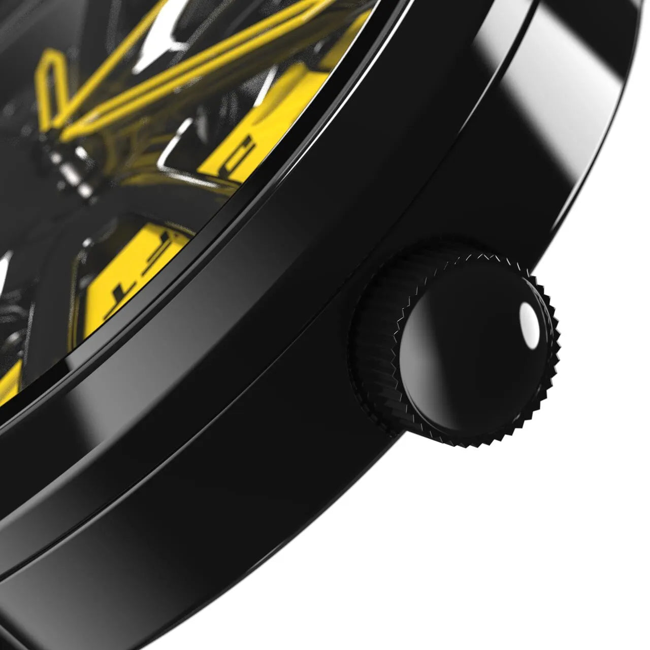 Elevate your fashion with our sleek yellow Performance GT Rim Watch! Precision-crafted by a German startup, these watches are designed for motorsport, tuning, and auto aficionados. Get ready to ignite your passion! #id_46744365433162
