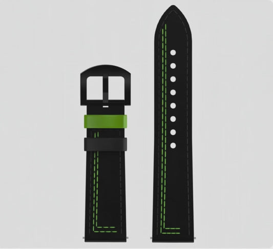 Leather Bracelet Green