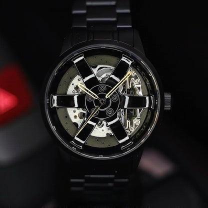 Drift Felgenuhr Gold Automatik