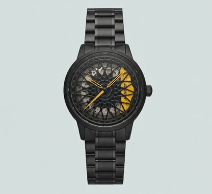 Racing Rim Watch Yellow Swiss