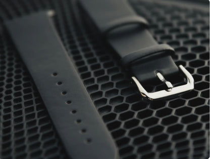 Bracciale in pelle Nero - Opaco