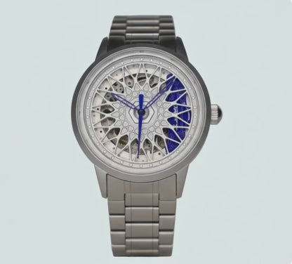 Racing Felgenuhr Blau Swiss