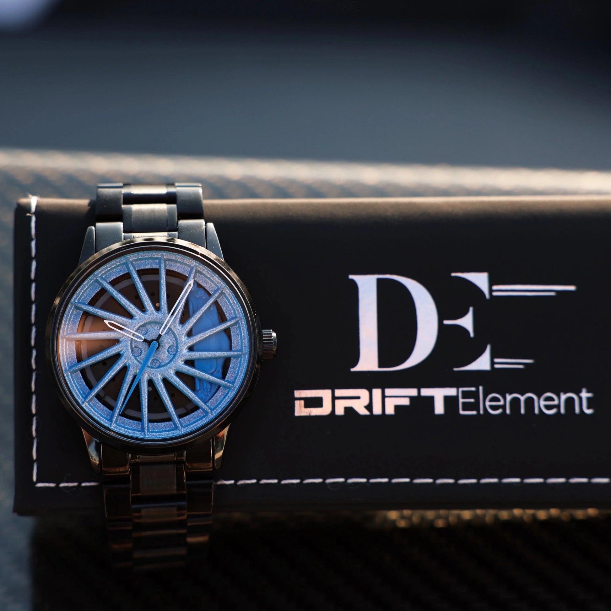 DriftElement Limited Edition Rim Watch Skyblue: Your statement for style and individuality! ⌚💙 #LimitedEdition