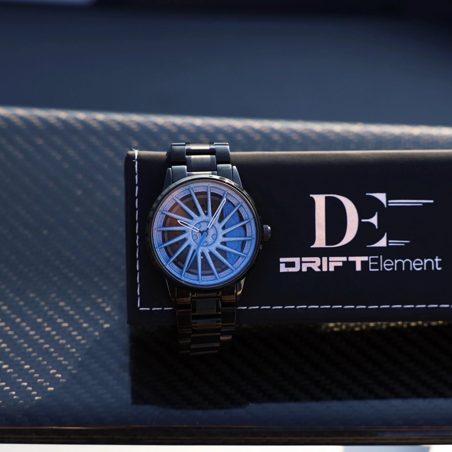 Make a statement with the DriftElement Limited Edition Rim Watch in Skyblue! ⌚💎 #Distinctive"